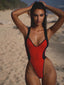 High-Cut Contour One-Piece Swimsuit
