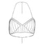 Dazzling Crystal Bralette Top