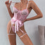 "Blush Beauty" Pink Lace Lingerie Set