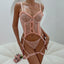 "Blush Beauty" Lace Corset Lingerie Set