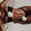 Floral Accent Bandeau Bikini Set